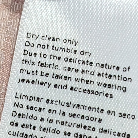 Top Shop Dress Midi Baby Pink Lace Up Corset Satin Jacquard Size 2 - Picture 9 of 17